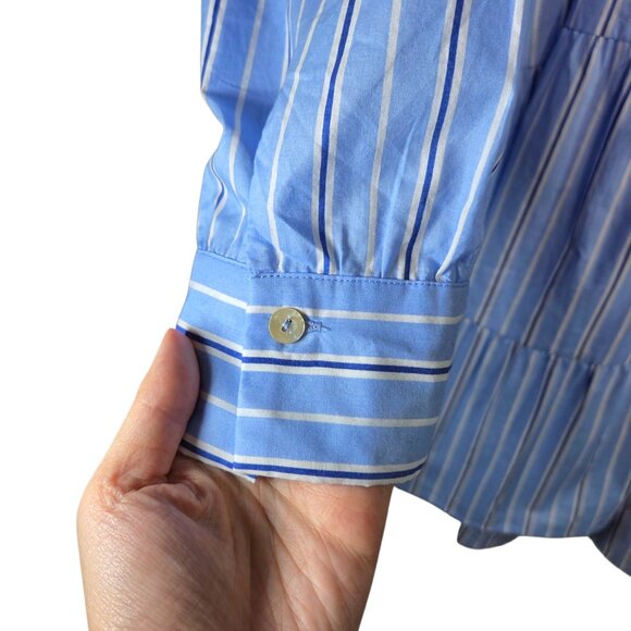 Tuckernuck Pomander Place Shades of Blue Stripe Cara Dress - Picture 5 of 9